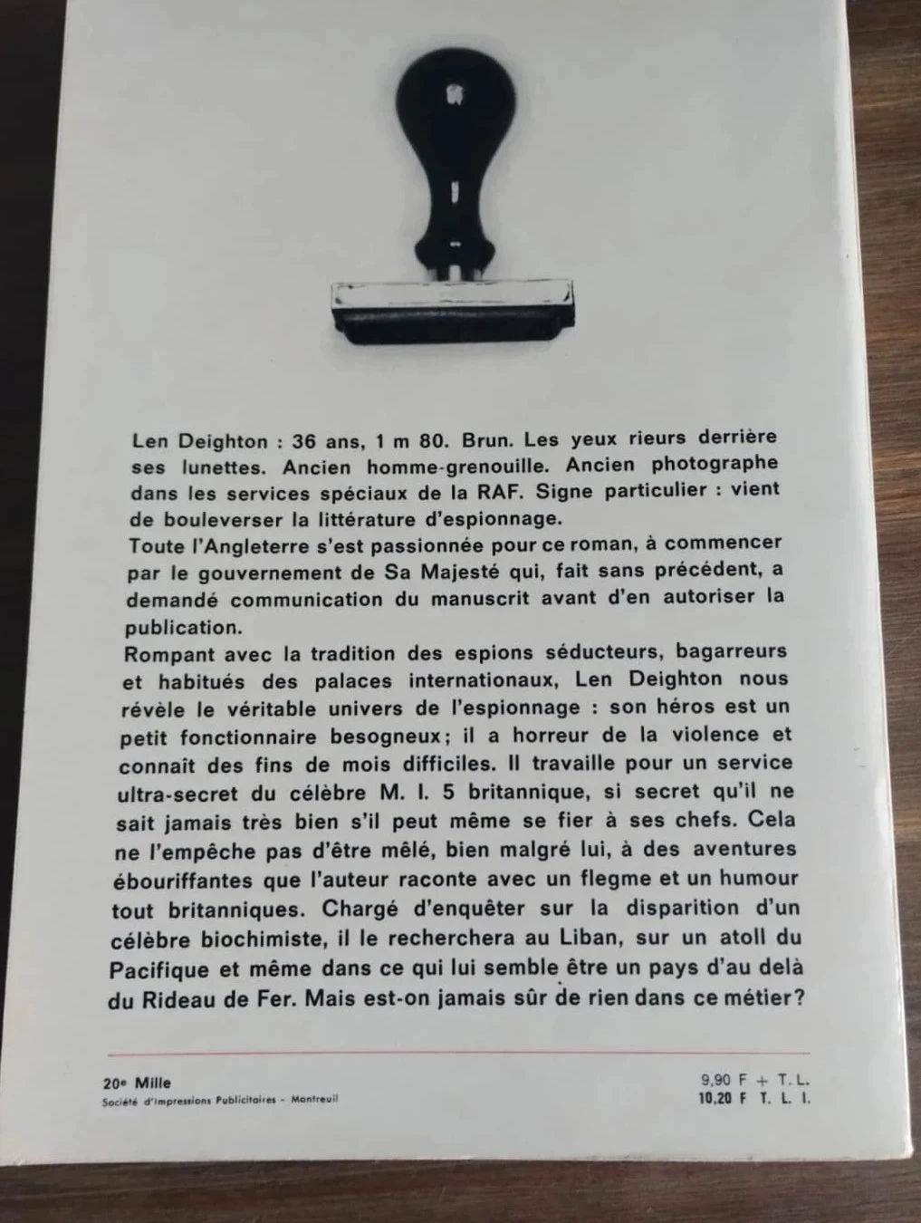 Roman, Immediate Danger by Len Deighton – photo 2
